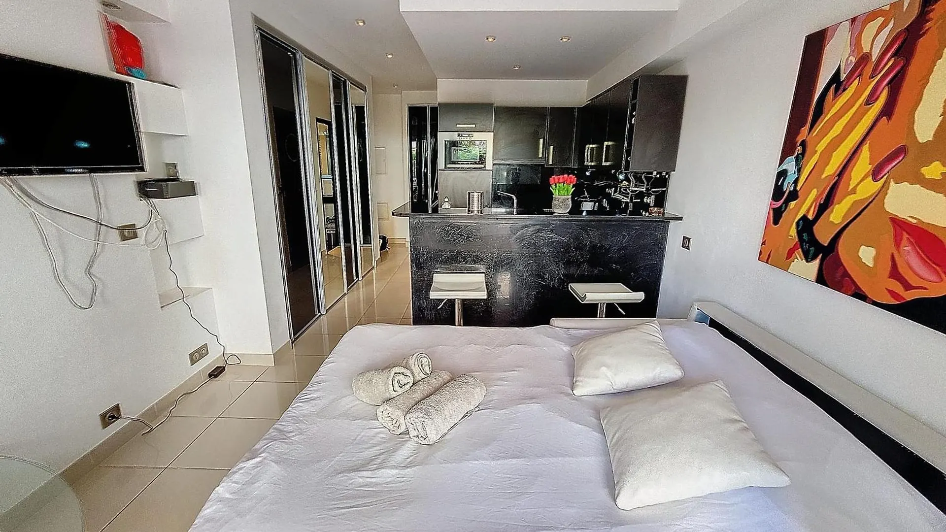 Lägenhet Agence Henri Camille - Bosquets - Studio Close To Center With Terrace Cannes